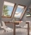 Среднеповоротные пластиковые окна Fakro PTP U4 55*78