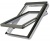 Среднеповоротные пластиковые окна Fakro PTP-V U3 55*78